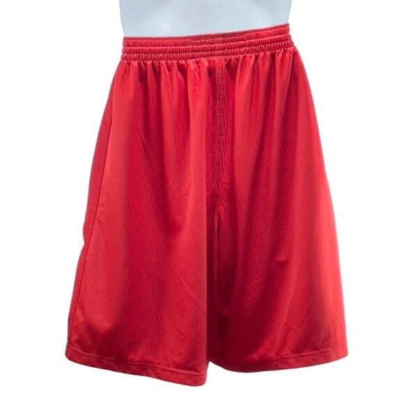 NIKE Basketball Men's Red Mesh Polyester Shorts Size XL - Picture 2 of 10